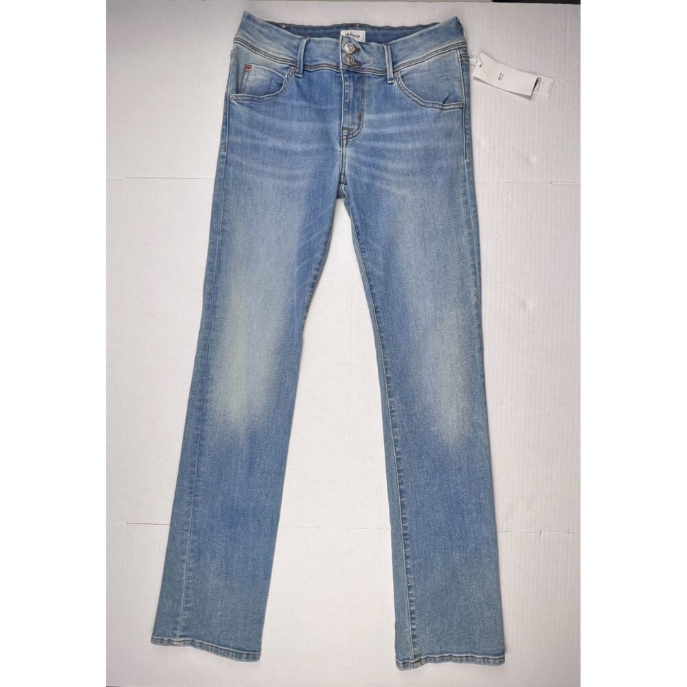 Hudson Beth Baby Boot Jeans Womens 28 Blue Bootcut Stretch Flap Pocket NWT